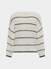 Джемпер Only модель 15321477_Cloud Dancer Black Фото