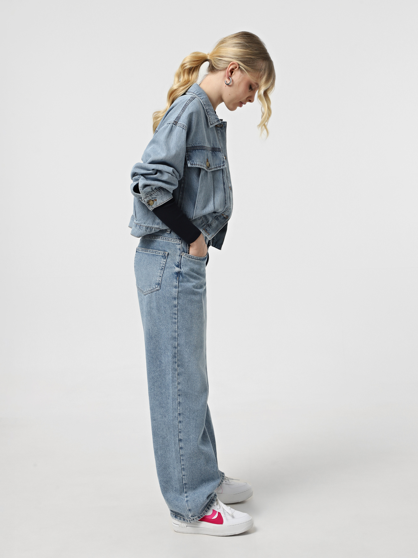 Прямі джинси Only модель 15337154_Light Blue Denim Фото