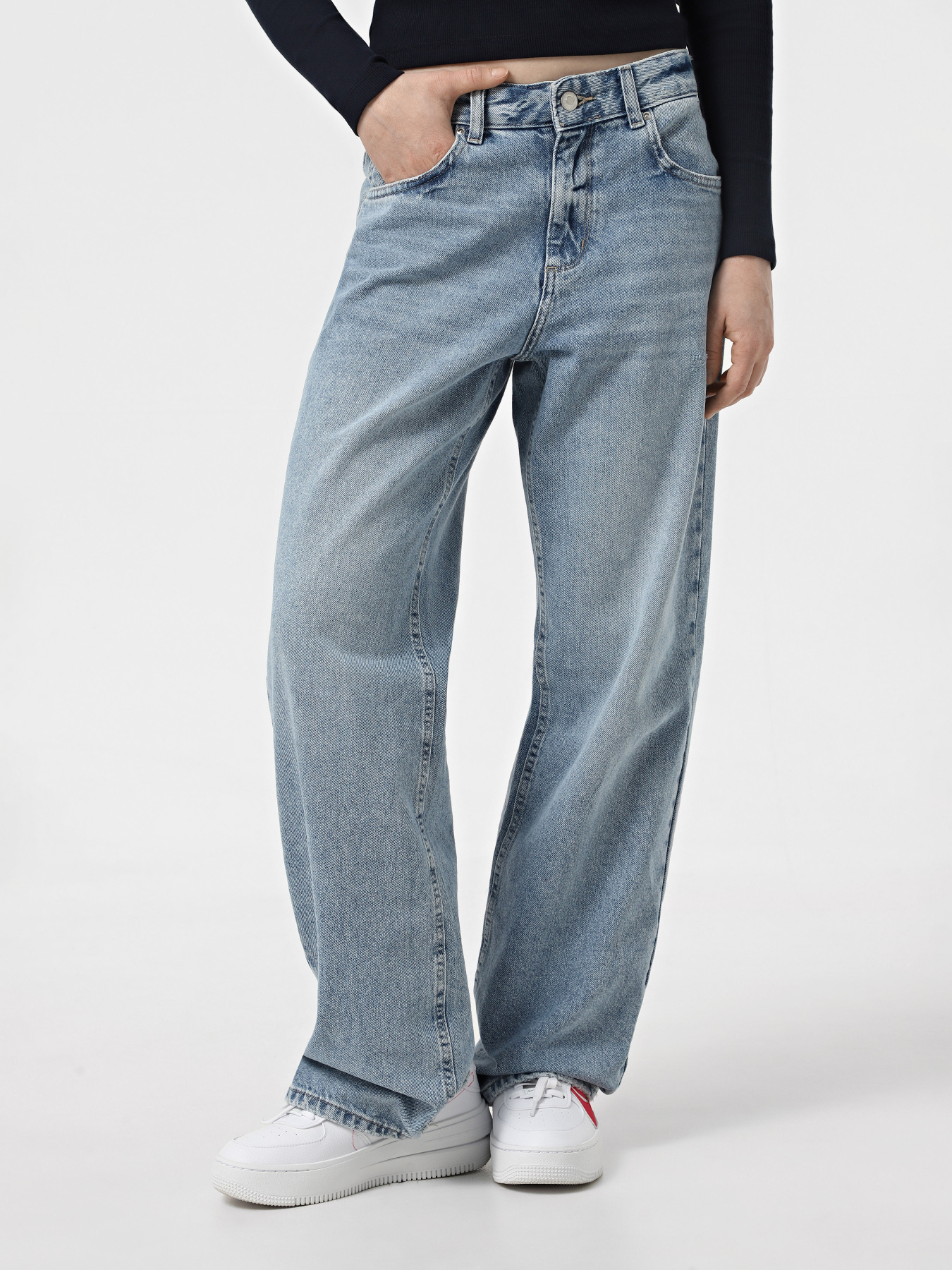 Прямі джинси Only модель 15337154_Light Blue Denim Фото