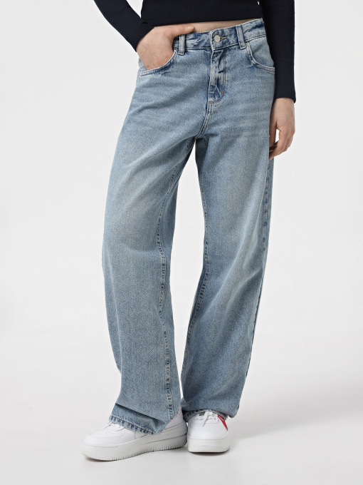 Прямые джинсы Only модель 15337154_Light Blue Denim Фото