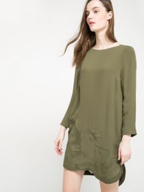 Сукня міді Only модель 116107069043_хакі Фото