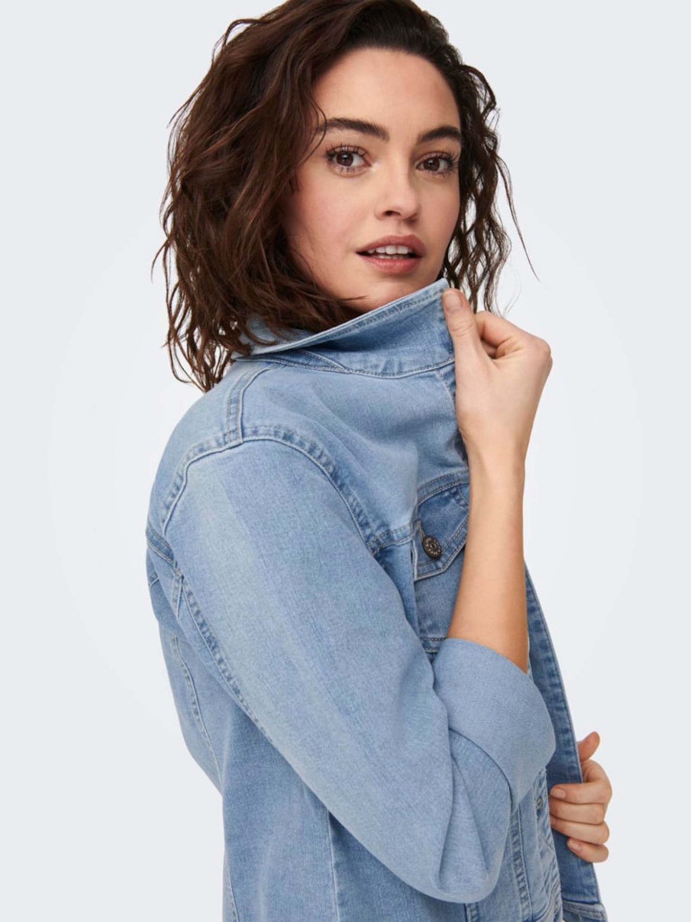 Джинсовая куртка Only модель 15243147_Light Blue Denim Фото