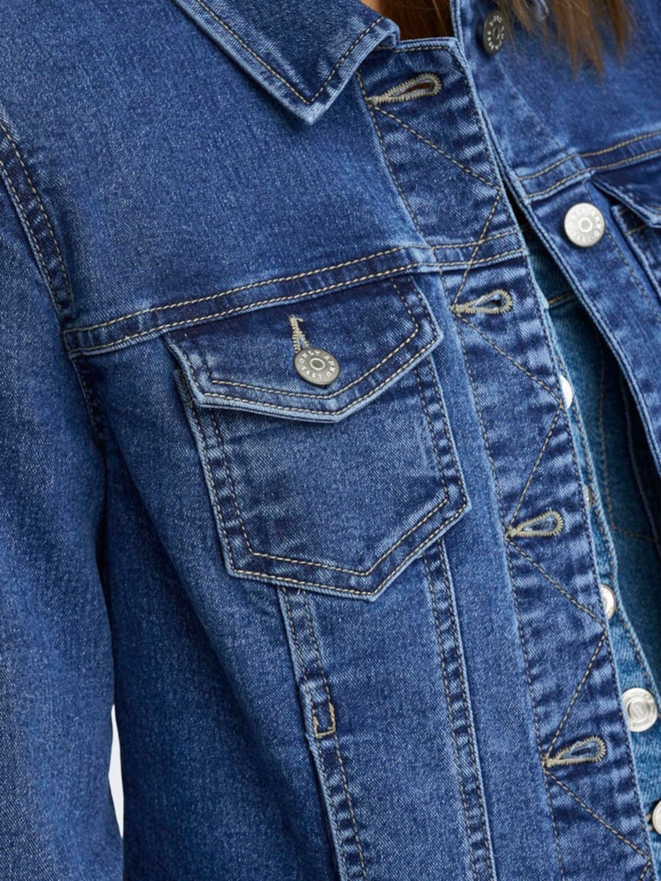 Джинсова куртка Only модель 15243147_Medium Blue Denim Фото