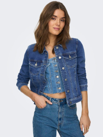 Джинсова куртка Only модель 15243147_Medium Blue Denim Фото