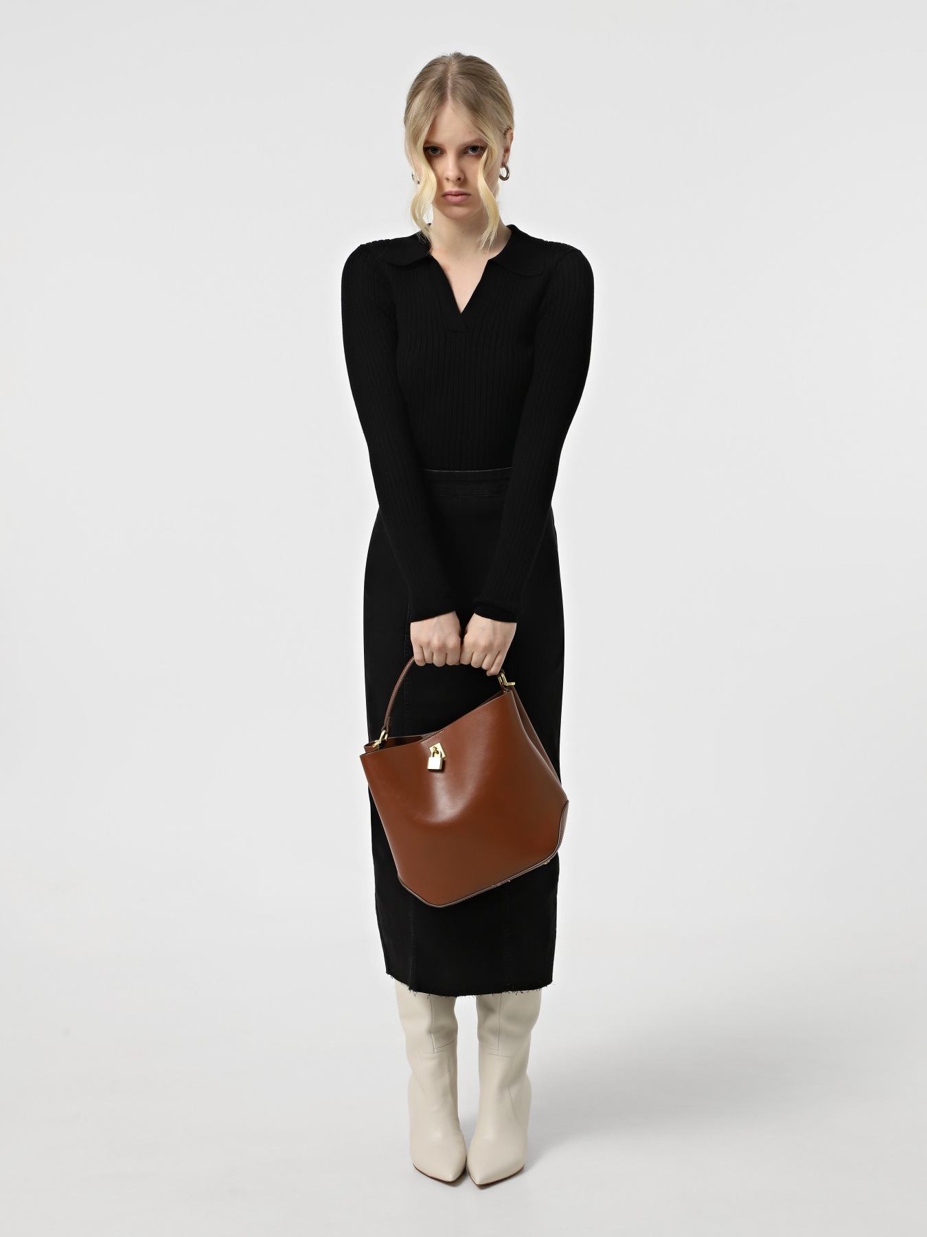 Поло Only модель 15344231_Black Фото