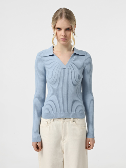 Поло Only модель 15344231_Soft Chambray Фото