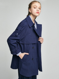 Тренч Only модель 117136527E39_т.синій Фото