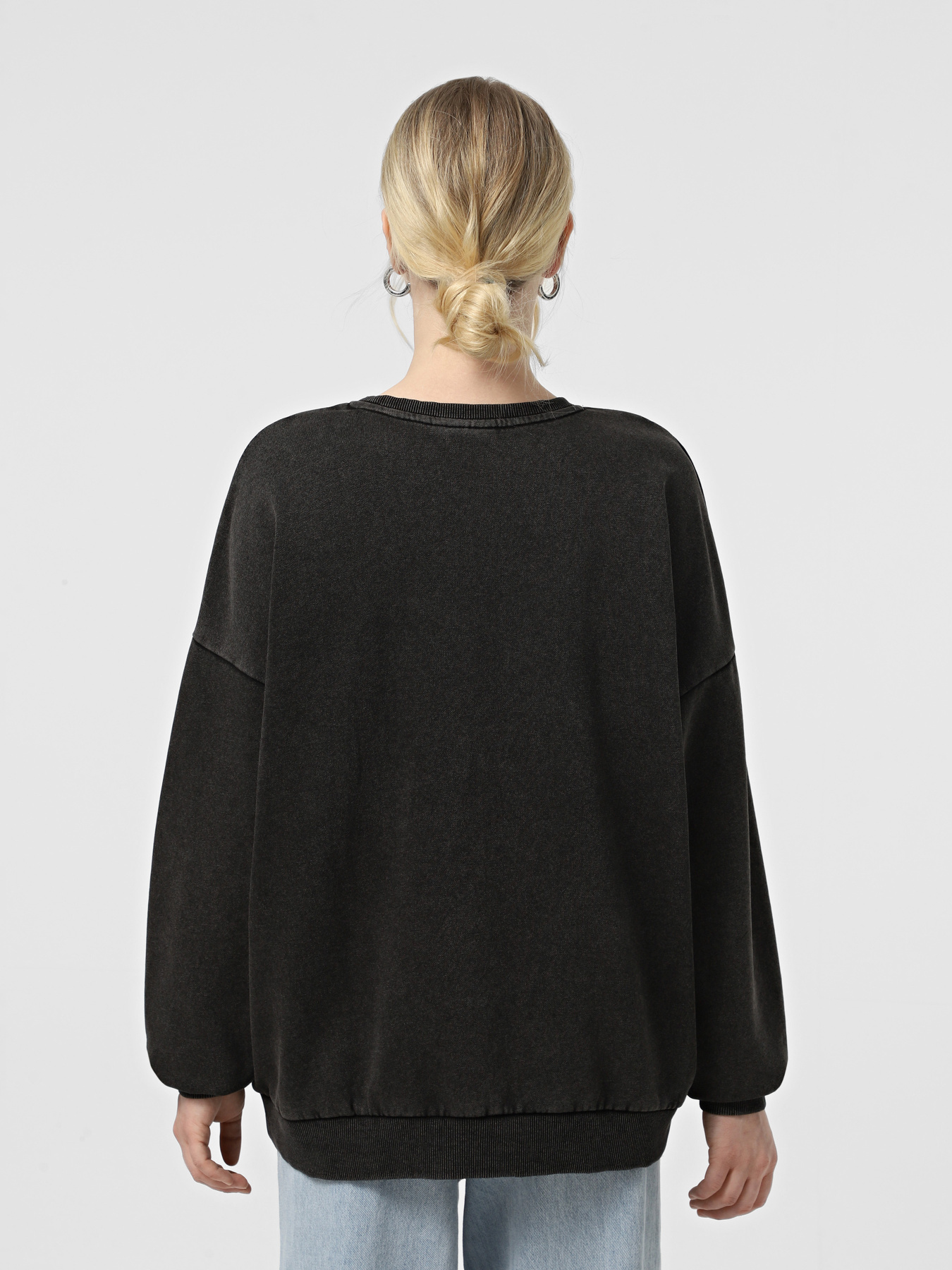 Світшот Only модель 15337228_Black Wildflower winter Фото