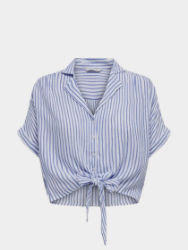 Сорочка Only модель 15281497_Cloud Dancer BLUE STRIPES Фото
