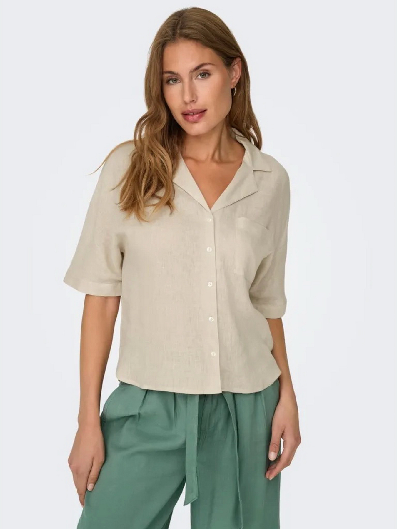 Сорочка повсякденна Only модель 15314215_Moonbeam Фото