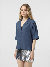 Сорочка повсякденна Only модель 15314215_Vintage Indigo Фото