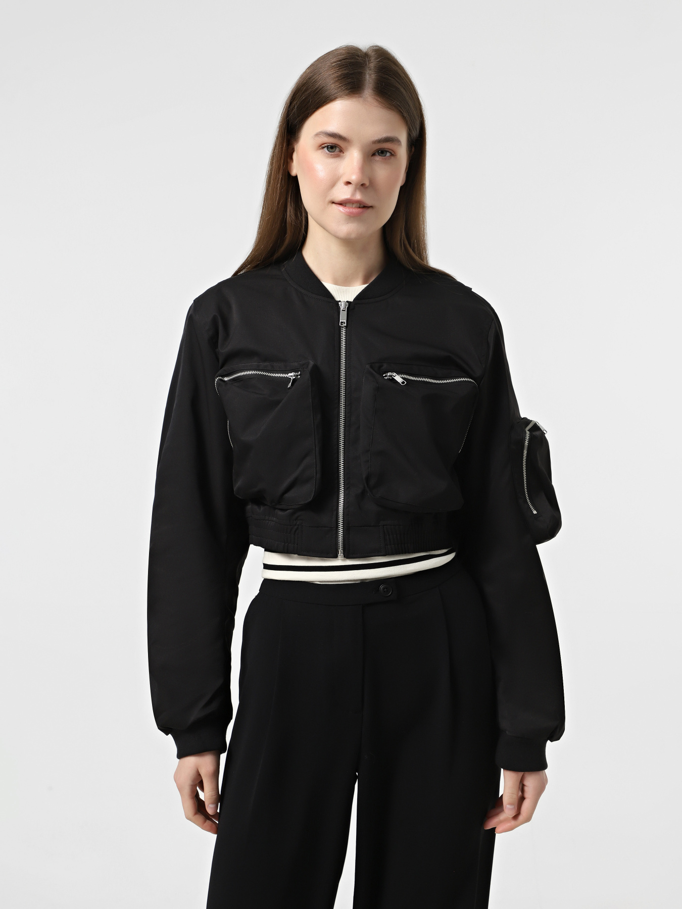 Бомбер Only модель 15336303_Black Бомбер Only модель 15336303_Black Фото