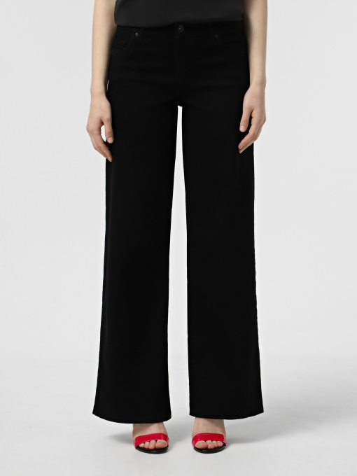 Широкие джинсы Only модель 15309432_Black Фото