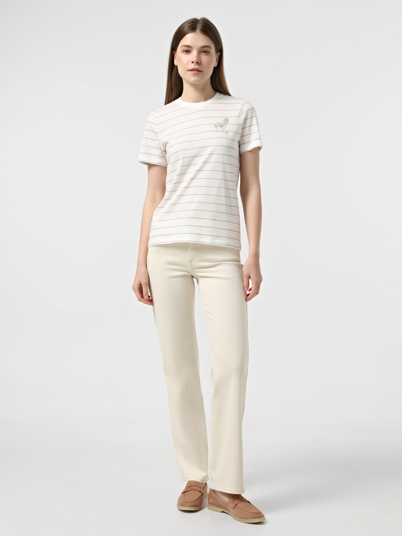 Прямі джинси Only модель 15337793_Ecru Фото