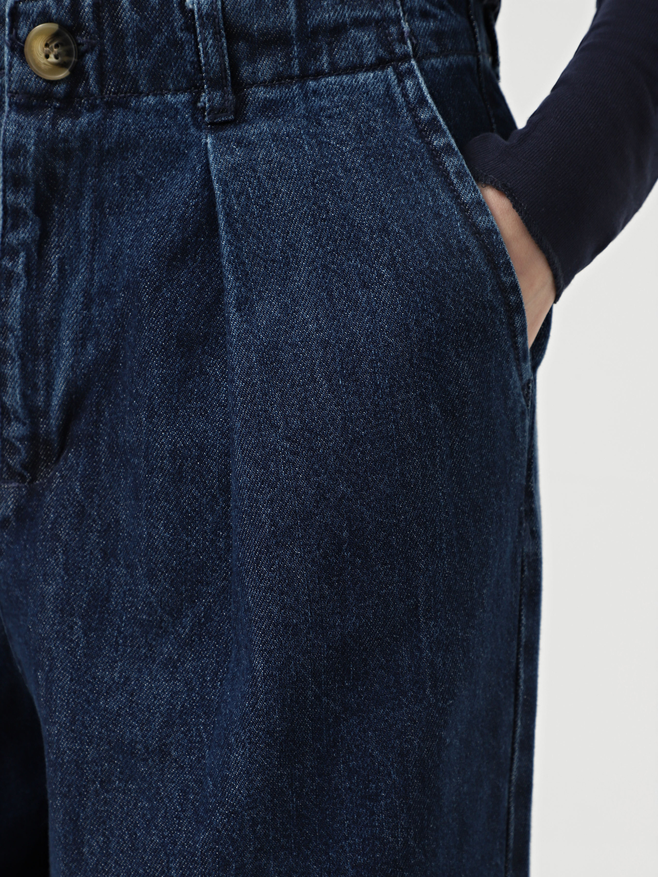 Широкі джинси Only модель 15339183_Dark Blue Denim Фото