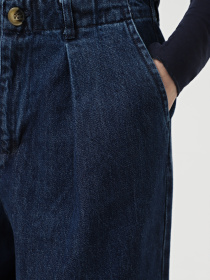 Широкі джинси Only модель 15339183_Dark Blue Denim Фото