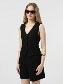 Класичний жилет Only модель 15338714_Black Фото