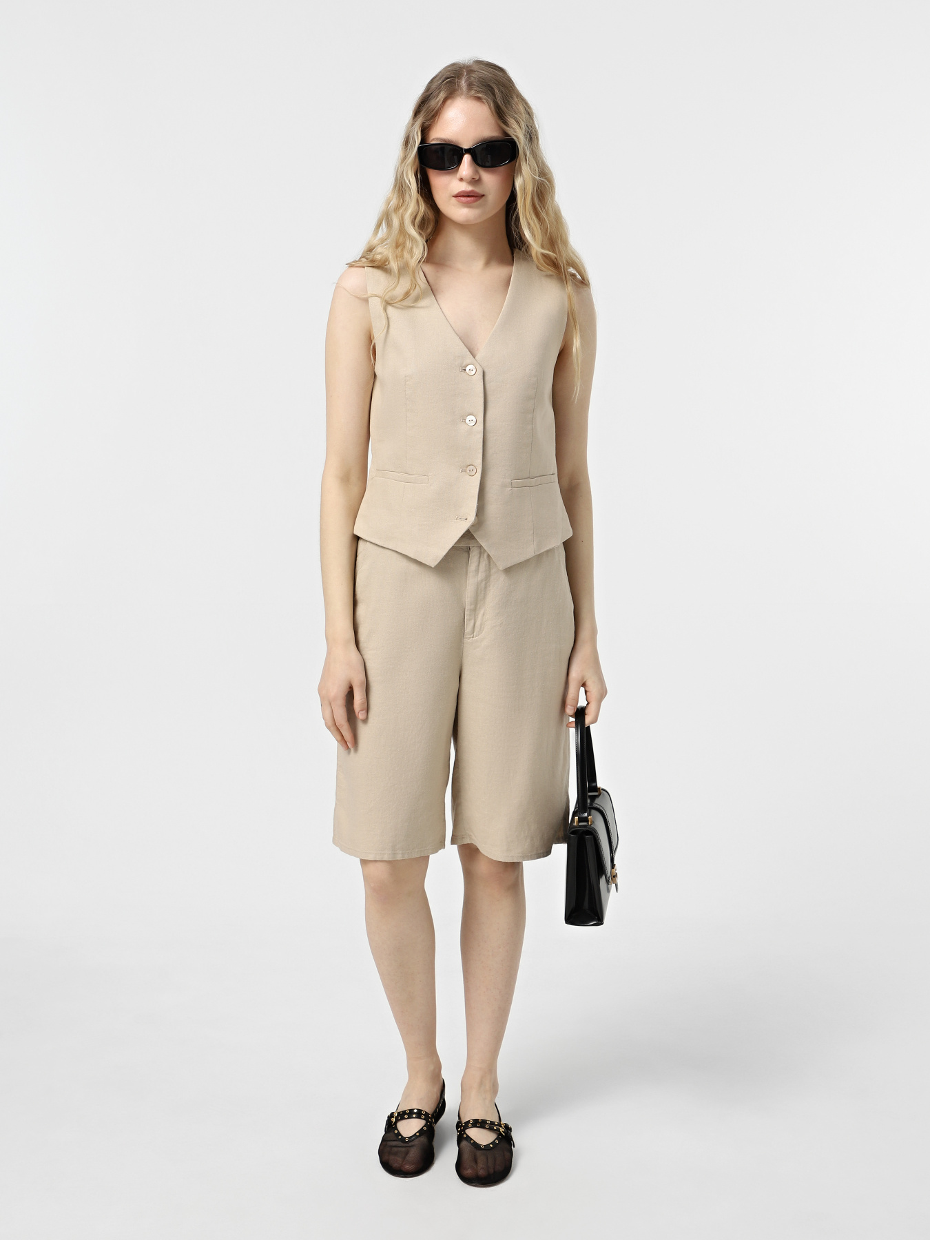 Класичний жилет Only модель 15338714_Oxford Tan Фото