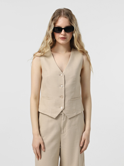 Класичний жилет Only модель 15338714_Oxford Tan Фото