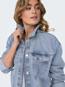 Джинсовая куртка Only модель 15290378_Light Blue Denim Фото