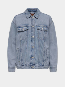 Джинсовая куртка Only модель 15290378_Light Blue Denim Фото