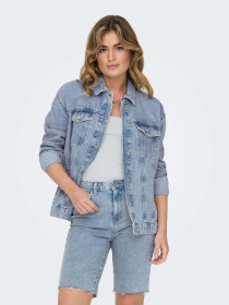 Джинсова куртка Only модель 15290378_Light Blue Denim Фото