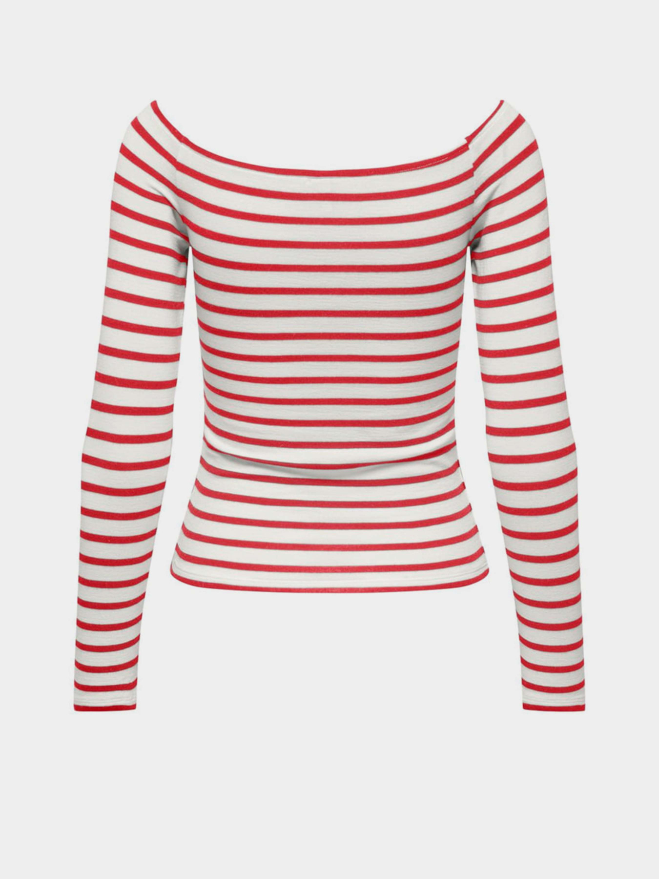 Лонгслів Only модель 15339763_Cloud Dancer Mars red Фото