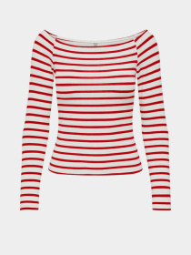 Лонгслів Only модель 15339763_Cloud Dancer Mars red Фото