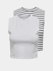 Набор футболок Only модель 15343461_Bright White Bright white/ Фото