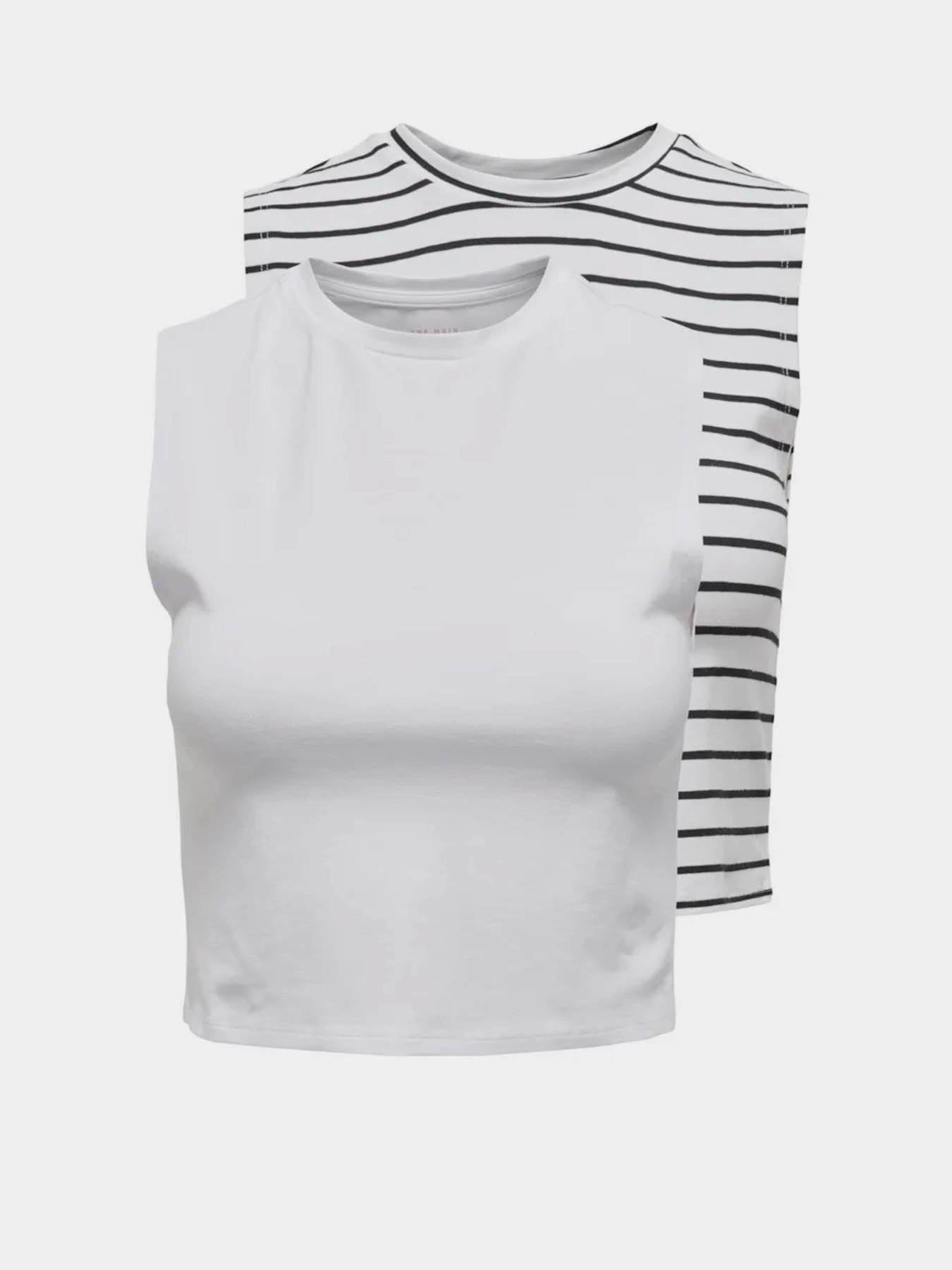 Набор футболок Only модель 15343461_Bright White Bright white/ Набор футболок Only модель 15343461_Bright White Bright white/ Фото