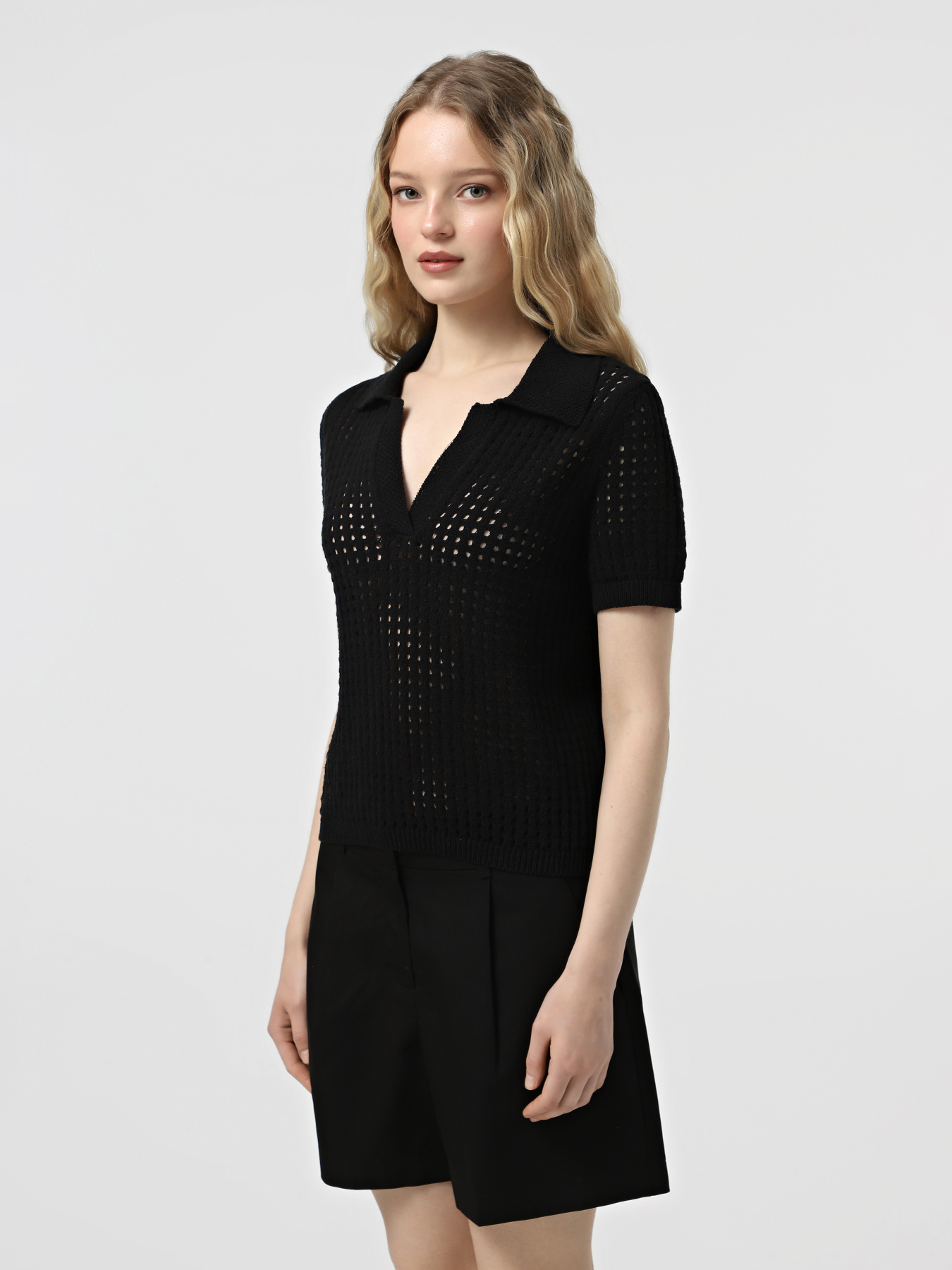 Поло Only модель 15344397_Black Поло Only модель 15344397_Black Фото