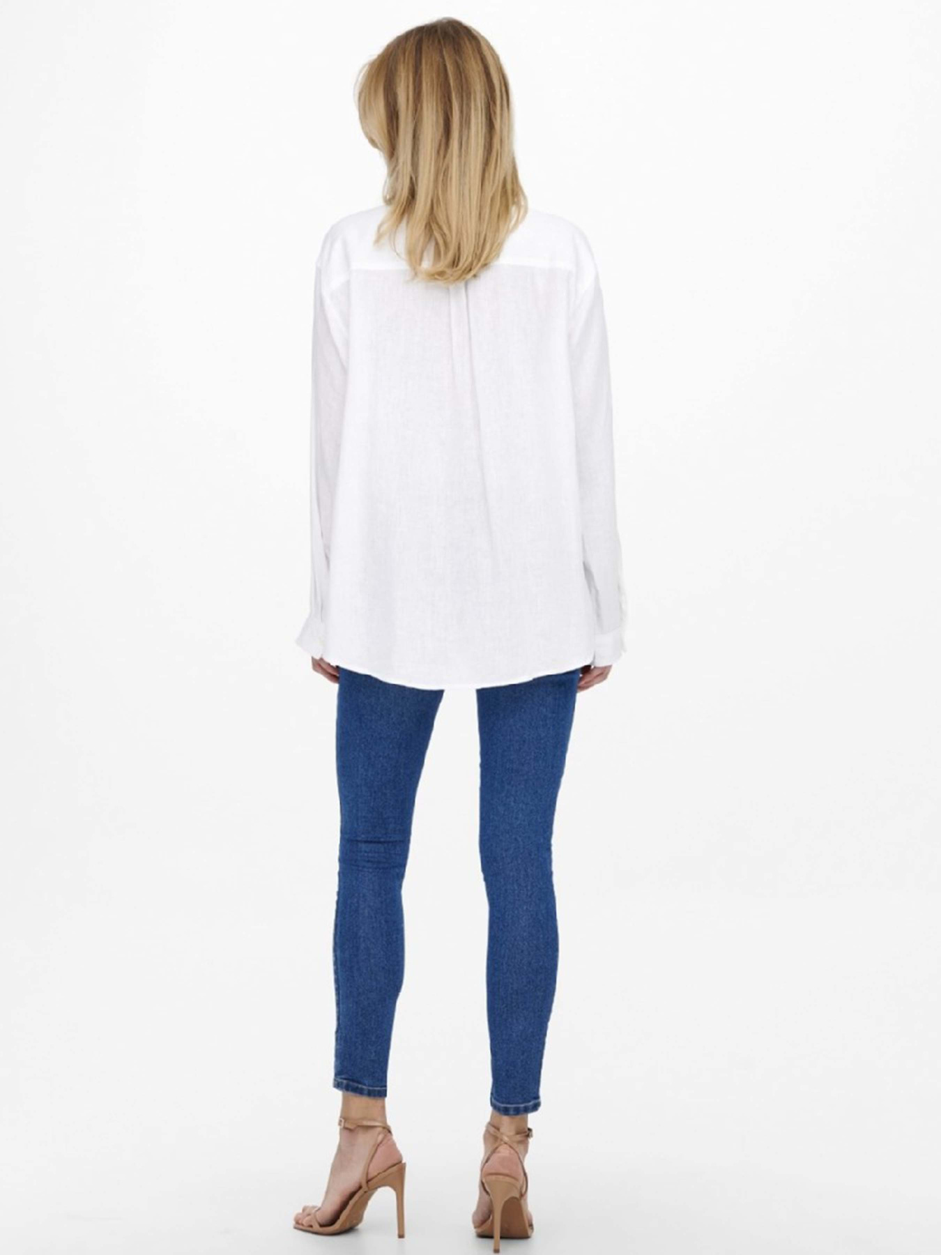 Сорочка повсякденна Only модель 15259585_Bright White Фото