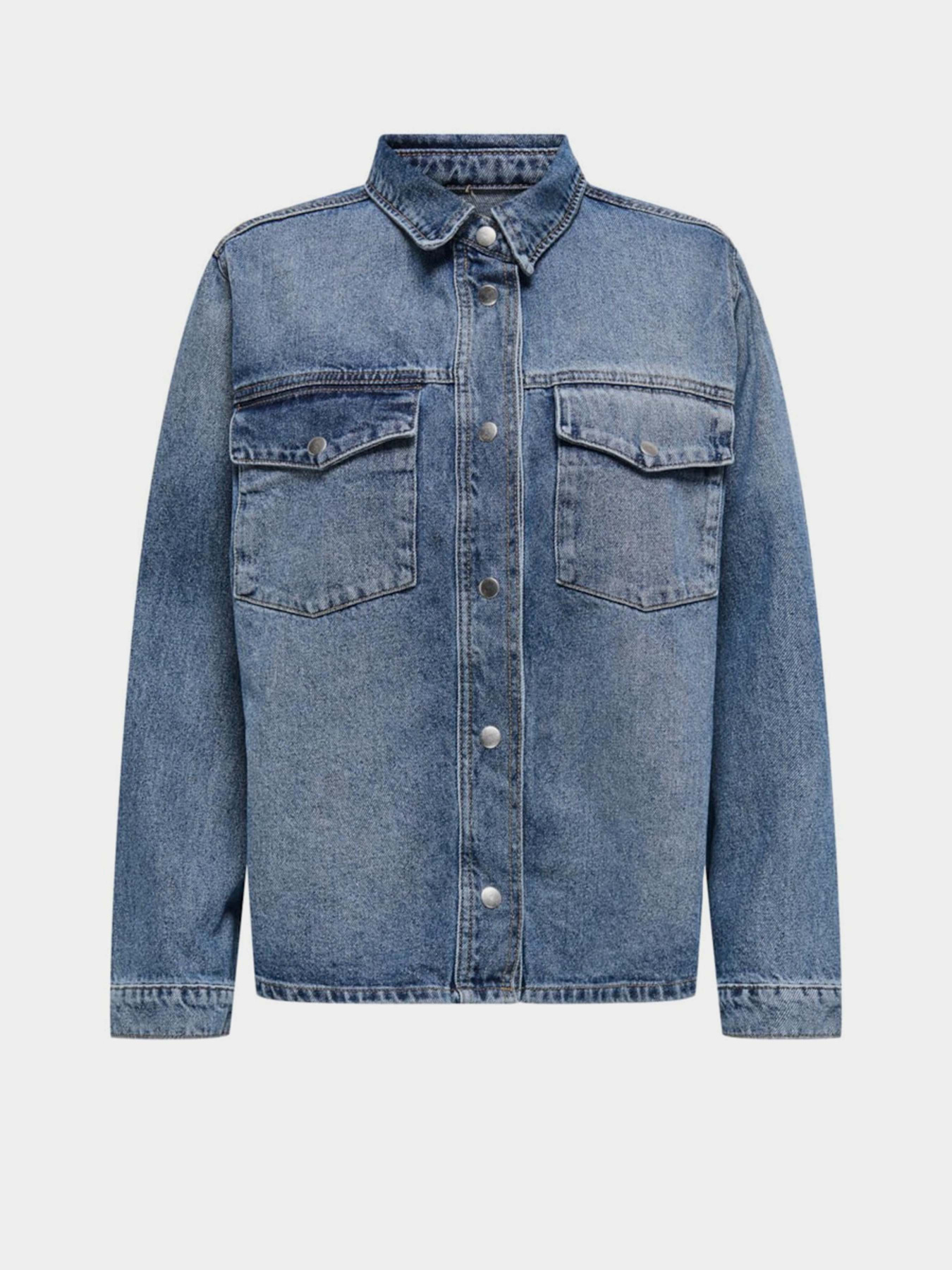 Рубашка Only модель 15337158_Medium Blue Denim Фото