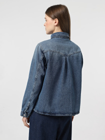 Рубашка Only модель 15337158_Medium Blue Denim Фото