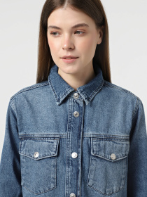 Рубашка Only модель 15337158_Medium Blue Denim Фото