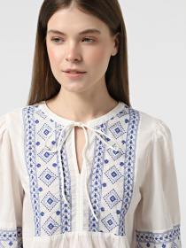 Вишита сорочка JDY модель 15345478_Cloud Dancer BLUE EMBROIDE Вишита сорочка JDY модель 15345478_Cloud Dancer BLUE EMBROIDE Фото