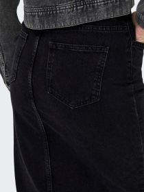 Спідниця міді Only модель 15319268_Washed Black Фото