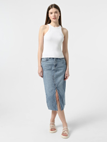 Джинсова спідниця Only модель 15337859_Light Blue Denim Фото