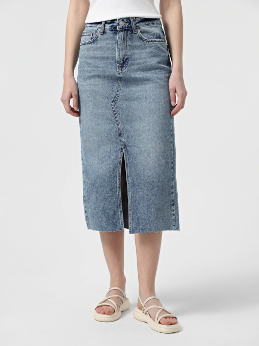 Джинсовая юбка Only модель 15337859_Light Blue Denim Фото