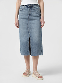 Джинсовая юбка Only модель 15337859_Light Blue Denim Фото