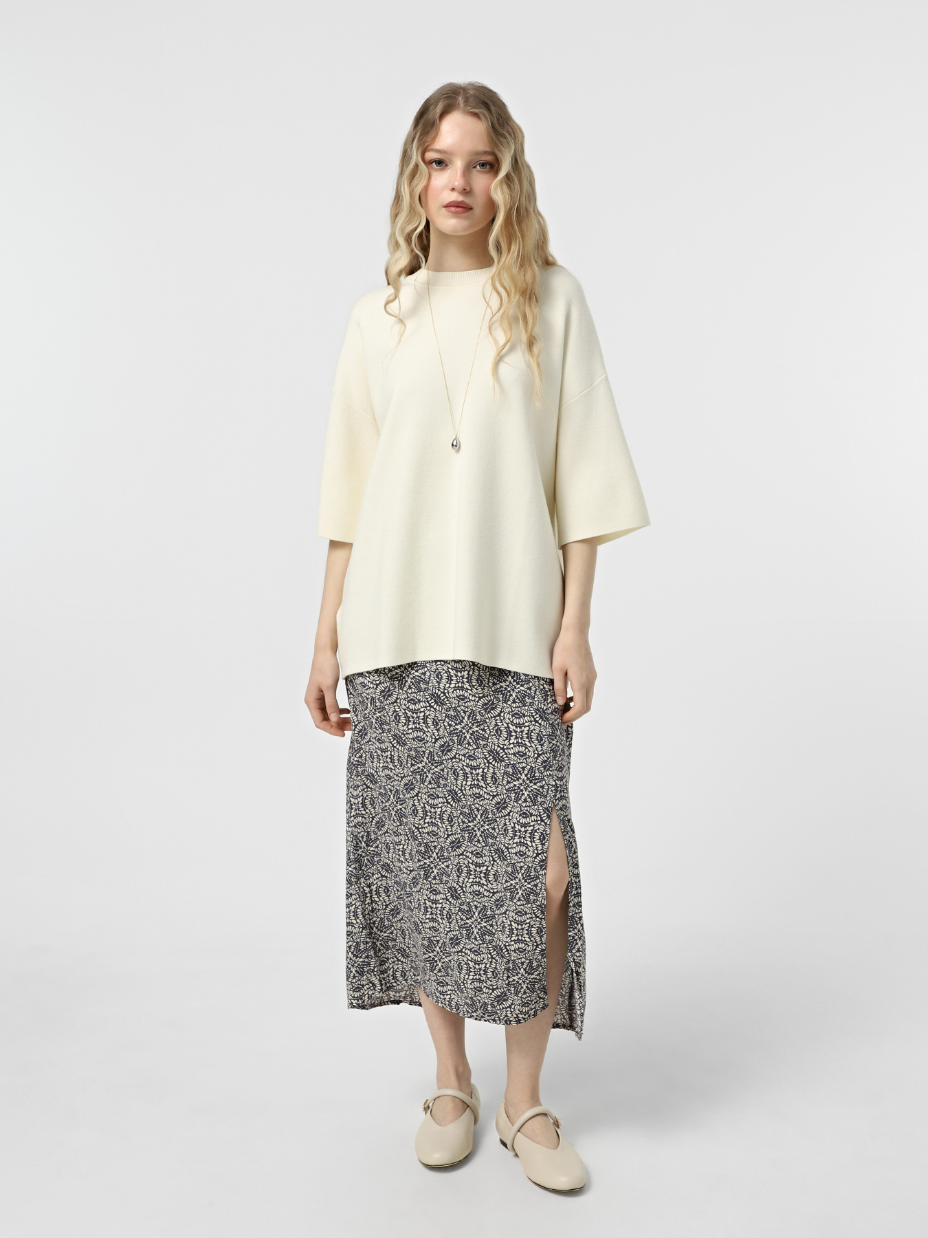 Спідниця максі Only модель 15343188_Ombre Blue 621 Patrice Фото