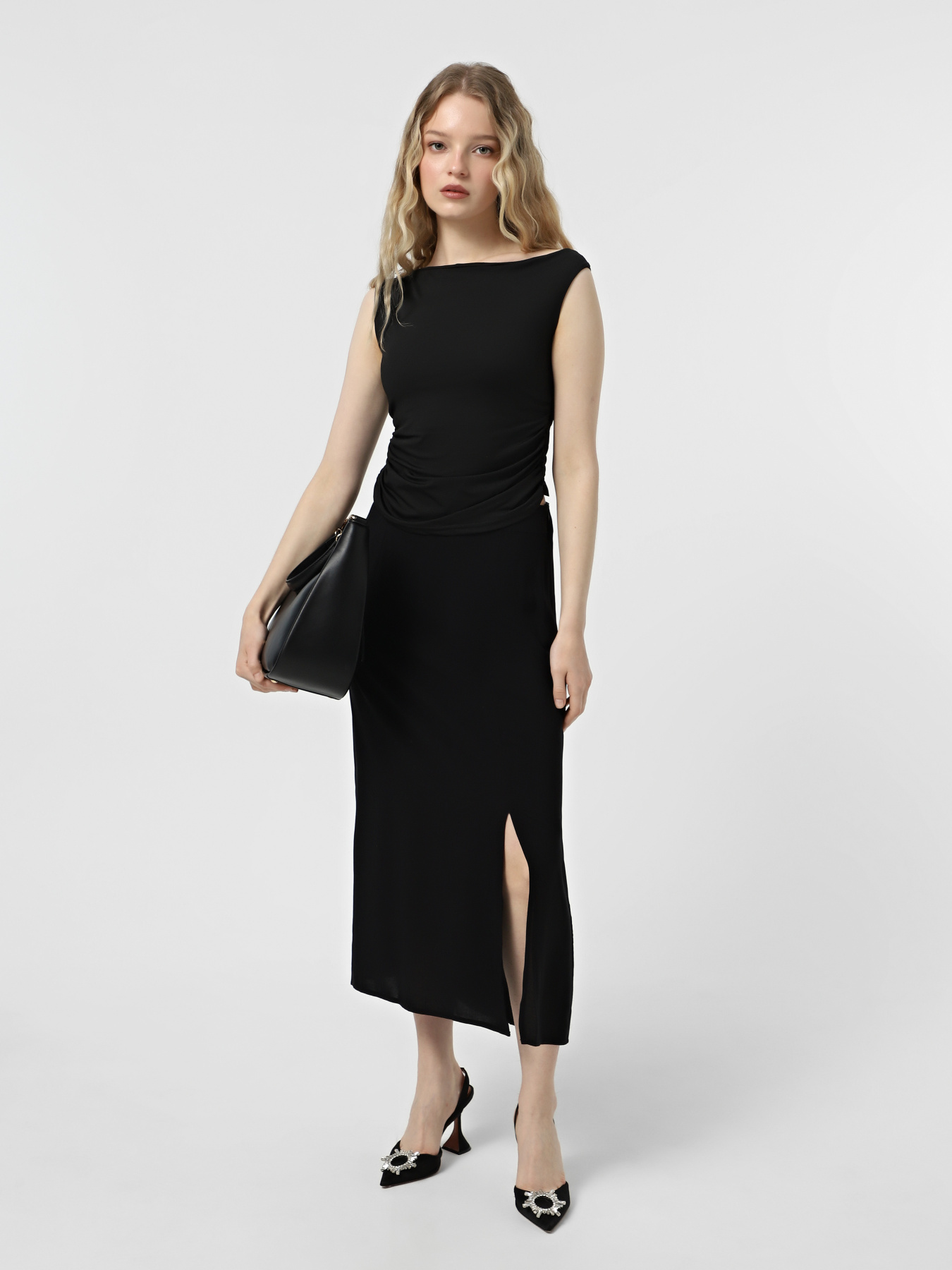 Спідниця максі Only модель 15343189_Black Фото