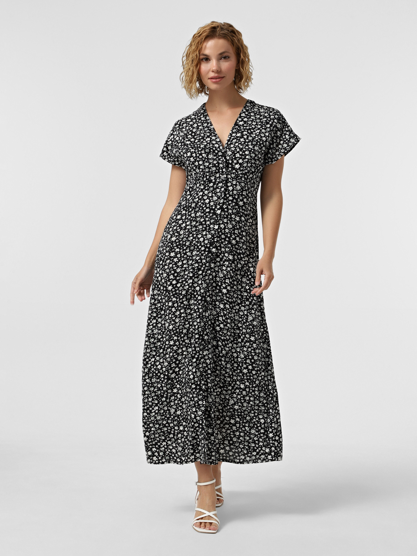 Платье макси Only модель 15317842_Lily Pad 628 Dreaming flor Платье макси Only модель 15317842_Lily Pad 628 Dreaming flor Фото