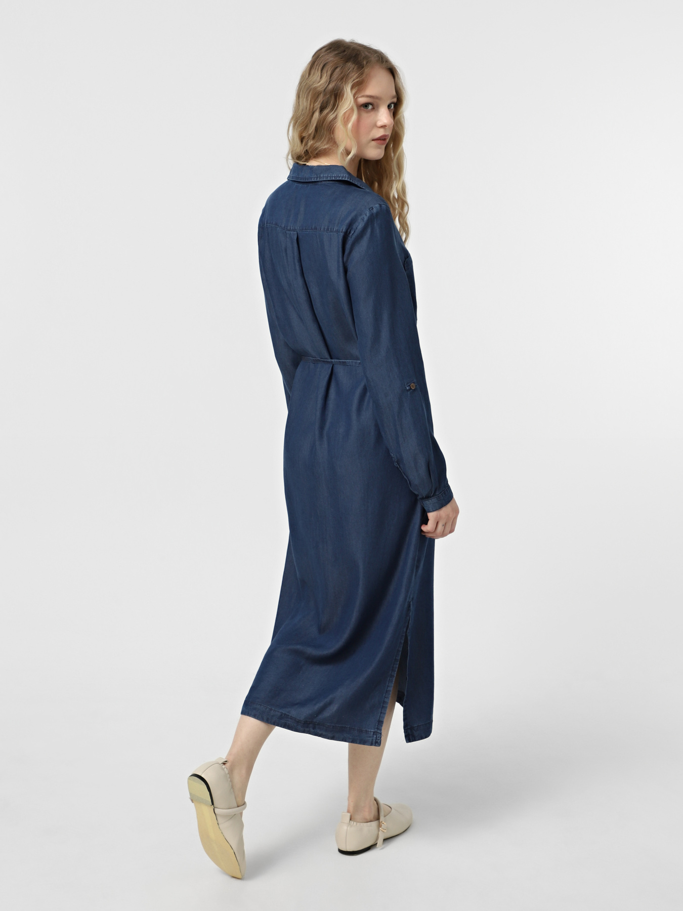 Платье миди Only модель 15337931_Dark Blue Denim Фото