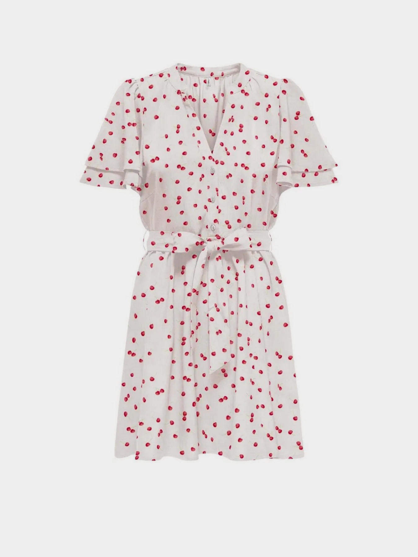 Сукня міні Only модель 15347918_Cloud Dancer 643 Cherries Фото