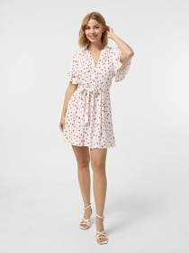 Сукня міні Only модель 15347918_Cloud Dancer 643 Cherries Фото