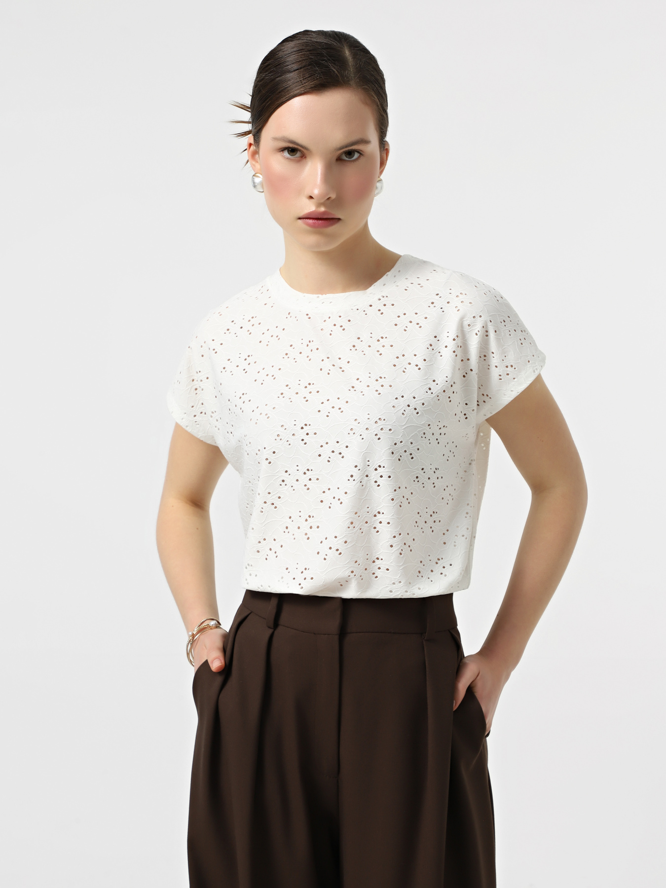 Футболка Only модель 15231005_Cloud Dancer Фото