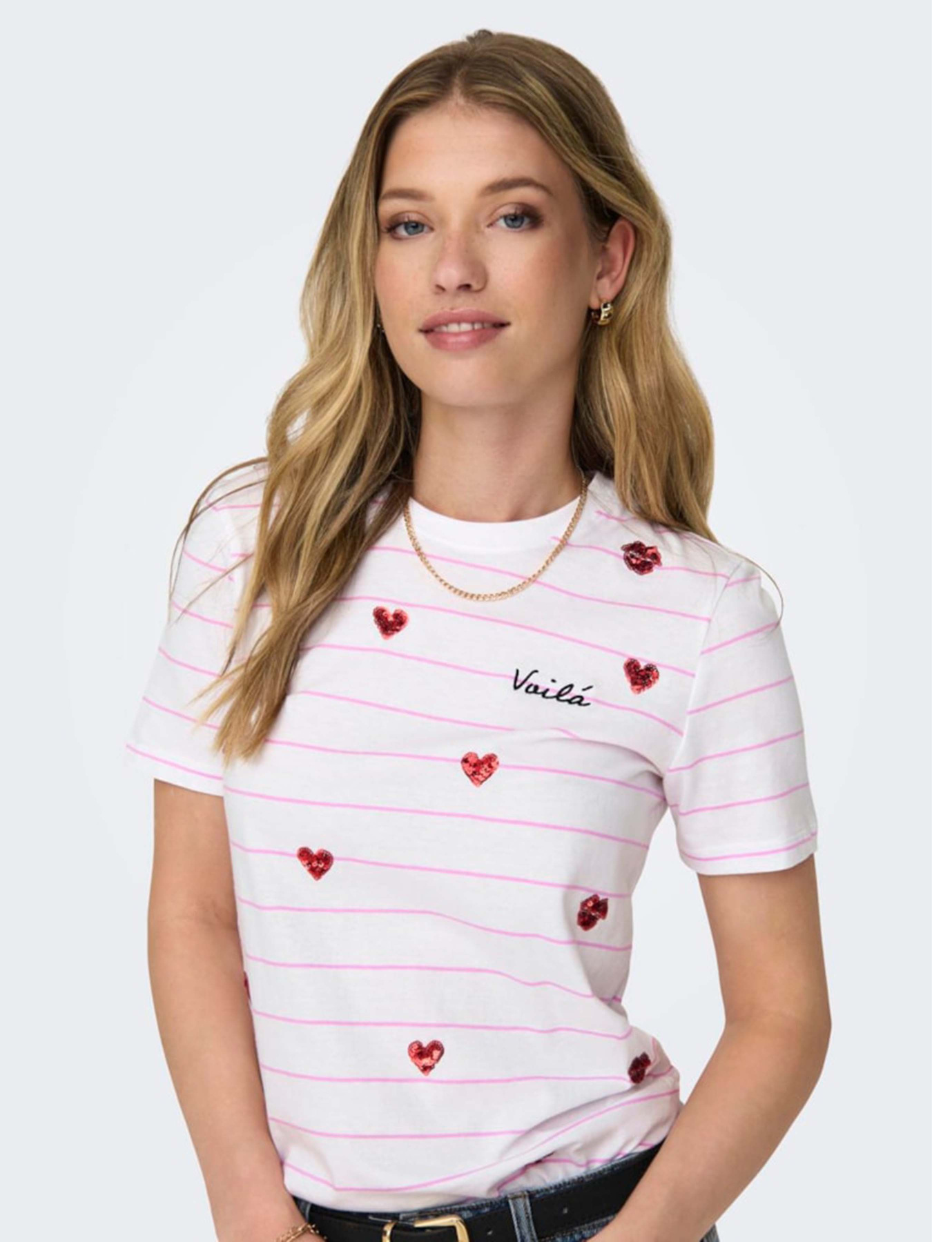 Футболка Only модель 15316574_Bright White Voila Фото