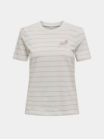 Футболка Only модель 15316706_Cloud Dancer Pure cashmere Фото