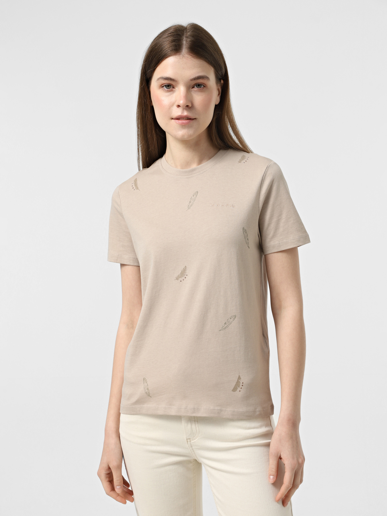 Футболка Only модель 15316706_String Boho feathers Фото